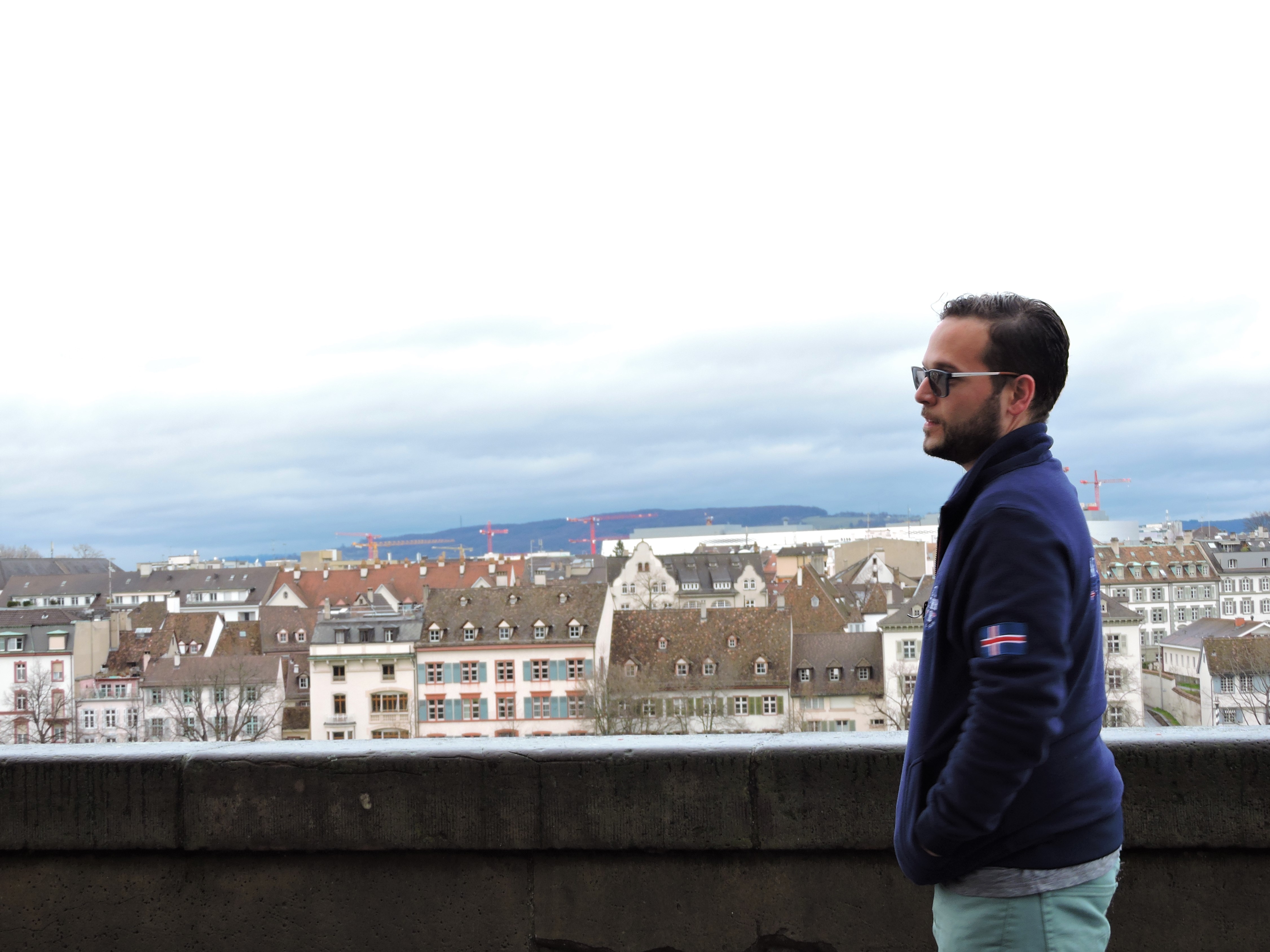 View from the Basel Munster Terrace