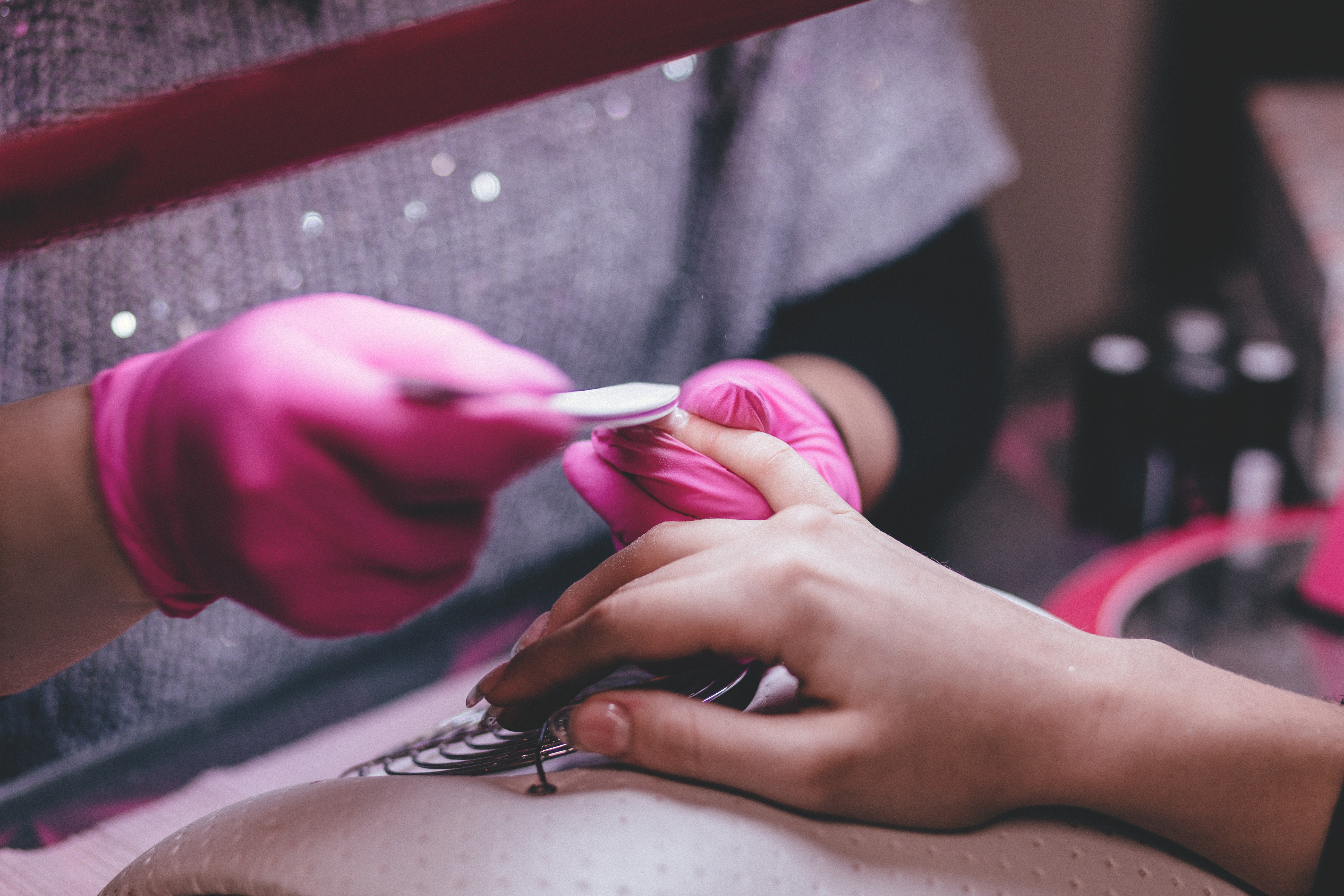 Getting nails done